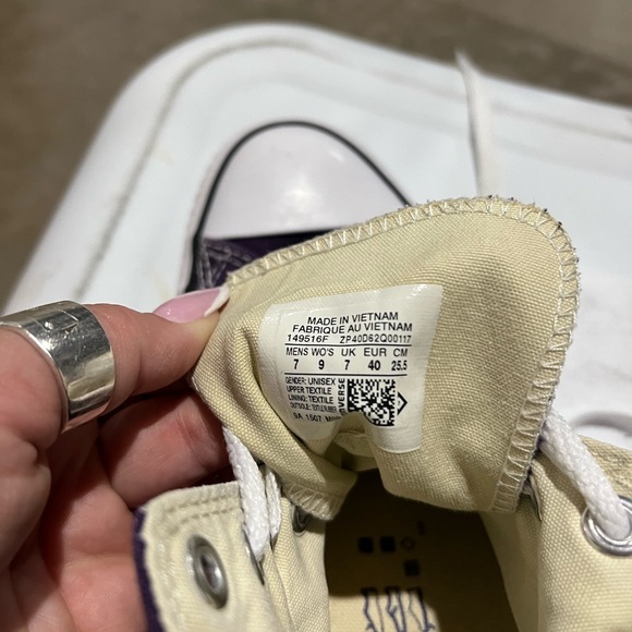 Purple High-Top Sneakers - Picture 8 of 11